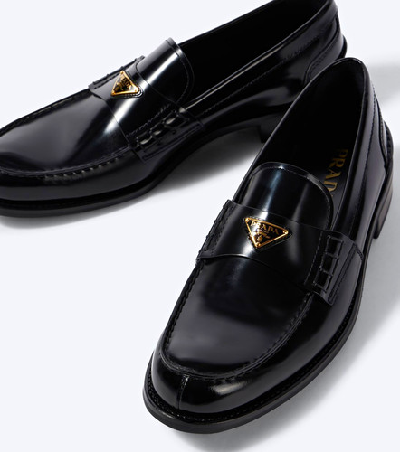 Prada black leather - black,