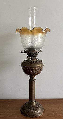 Vintage oil lamp - oil,