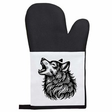 'Howling Wolf' Oven Glove /