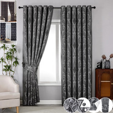 Fully Lined Jacquard Curtains