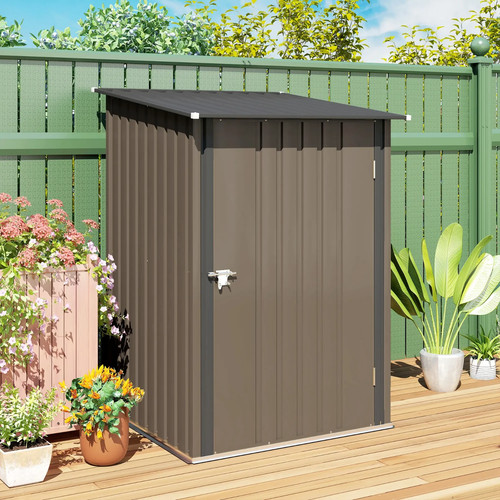 3x3 4ft garden storage shed - 3.3x3.4ft,