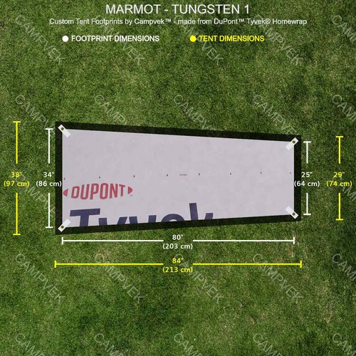 Tyvek footprint for the - for,