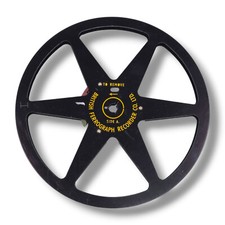 Genuine British Ferrograph 7" Reel to Reel Metal Spool - ¼ Inch Tape Width