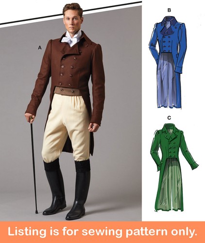 Sewing pattern mens costume - sewing,