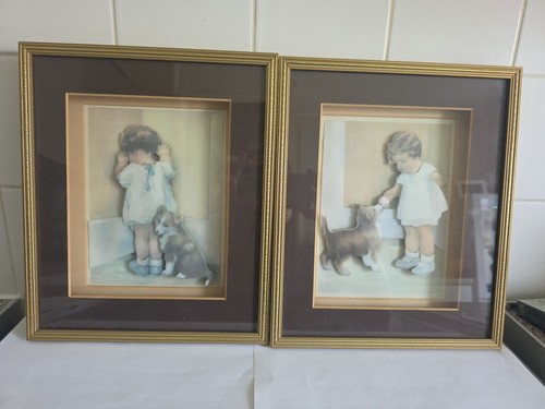 Vintage pair signed bessie - vintage,