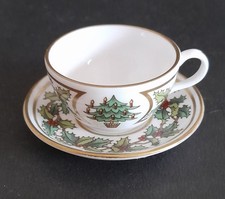 Spode Miniature Christmas 1983 Cup & Saucer