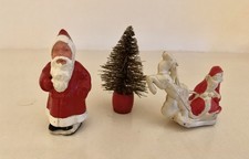 Vintage Christmas ~ Cake Decorations/Toppers x 3