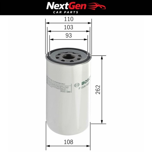 Fuel filter bosch n2017 for - bosch,