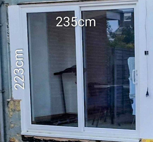 White upvc sliding - white,