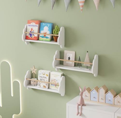 Nursery wall shelves - nursery,