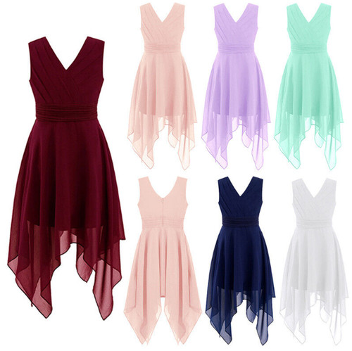 Kids pleated waist chiffon - kids,