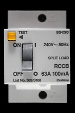 CRABTREE 63 AMP 100mA DOUBLE