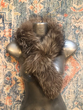 new  design High Quality 100% real Silver  Fox  fur Scarf Collar