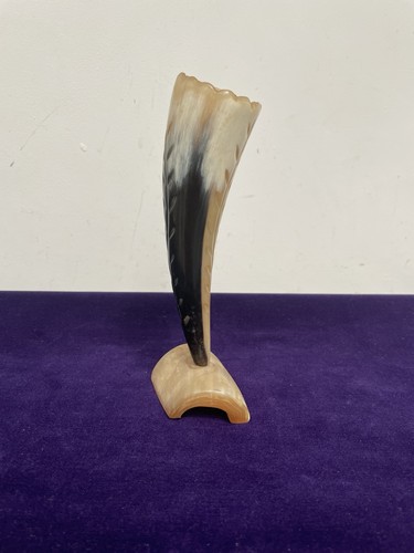 Vintage artisan carved cow - artisan, cow/ox