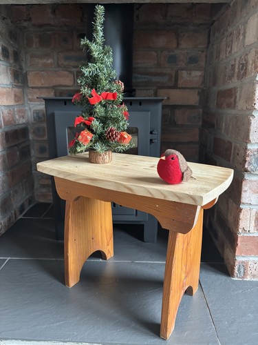 Vintage pine step stool - vintage,