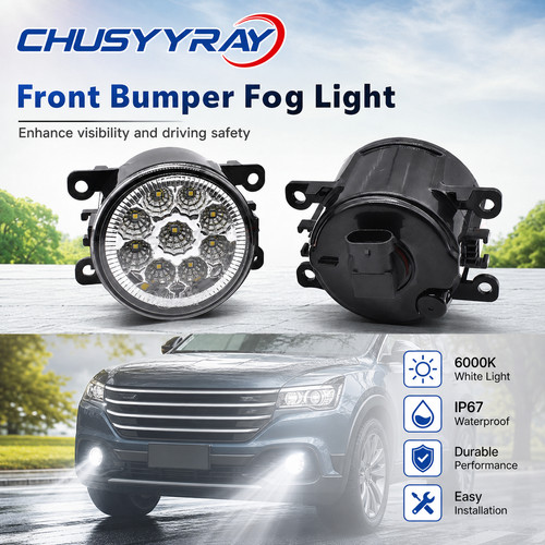 2pcs led bumper fog lights - led,