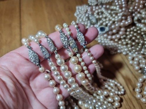 643g vintage simulated - vintage, pearl