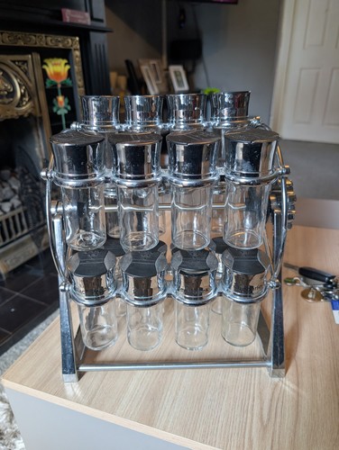 Stainless steel carousel spice - steel,