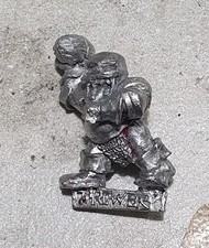 Blood Bowl Chaos Dwarf Thrower Dwarves 2nd Edition Metal 1988