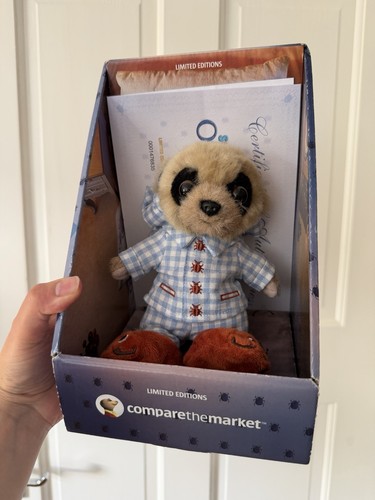 Sleepy oleg meerkat toy - meerkat,