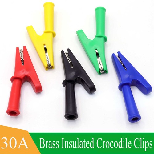 Insulated crocodile clips - crocodile,