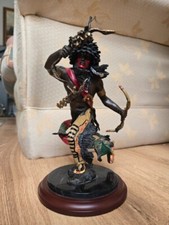 Vintage Franklin Mint RF Murphy Statue The Spirit Of The Raven Sculpture 11"