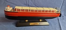 'SUNRISE' Narrowboat Barge Canal Boat Decorative Wooden Model.L-28cm.