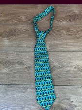 Vintage Disney Tie Rack Mickey Mouse Tie Pure Silk Made in Italy in Good Cond