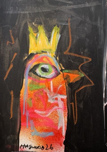 Hasworld original art bird - art,