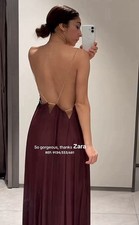ZARA BACKLESS CAMISOLE LONG