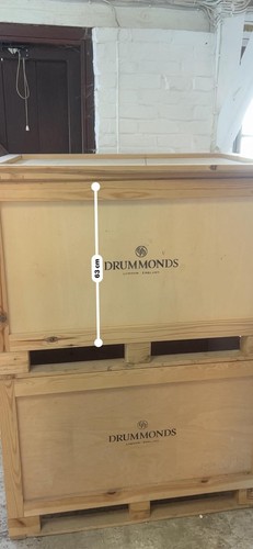 Large wooden crates used - large,
