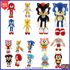 Sonic the Hedgehog Plushie Stuffed Games Plush Toy Tails Knuckles Shadow SEGA