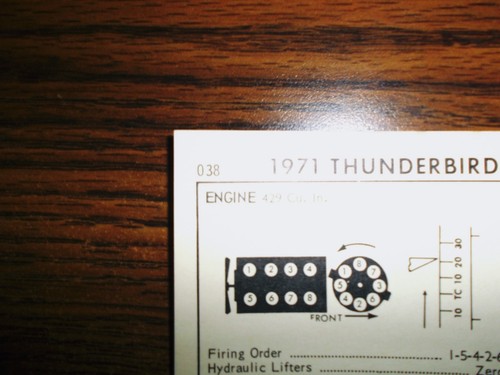 1971 ford thunderbird eight - ford,
