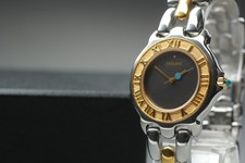 Vintage 1991 Seiko Presage 7N01-6190 Two-Tone Roman Quartz Mens Watch From JAPAN