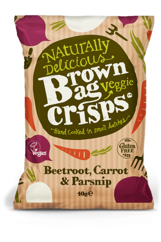 Brown bag vegetable crisps - vegetable,