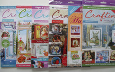 Crafting with Hunkydory Christmas Magazine - no free gifts - choice