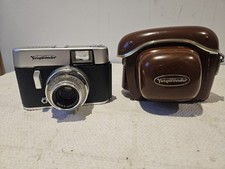 Voigtlander Vito C  vintage camera With Leather Case 2.8 /50 Pronto West Germany