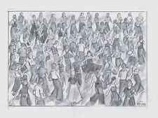 Northern Soul; "Just Dance Now" Original pencil sketch 21 cm by 14.5 cm