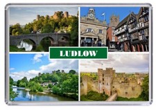 Ludlow England Fridge Magnet