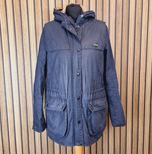 Barbour durham wax jacket - jacket, blue