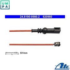 WARNING CONTACT BRAKE PAD WEAR