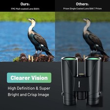 Kylietech High Power 12x42 Binoculars for Adults with BAK4 Prism, FMC Lens