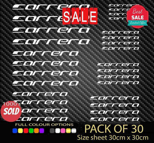 Carrera bikes vinyl decal - bikes,