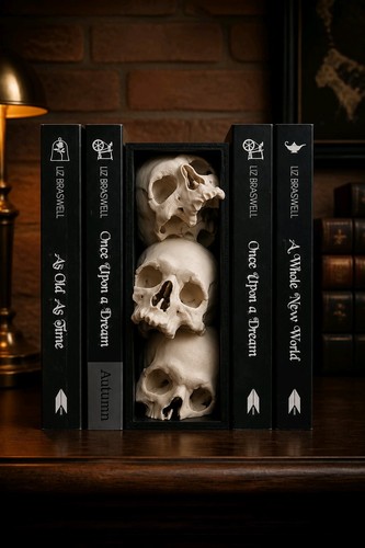 Pile skulls book nook - pile,