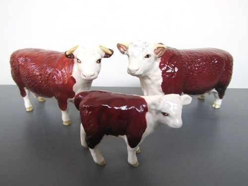 Beswick hereford bull - beswick, 1363