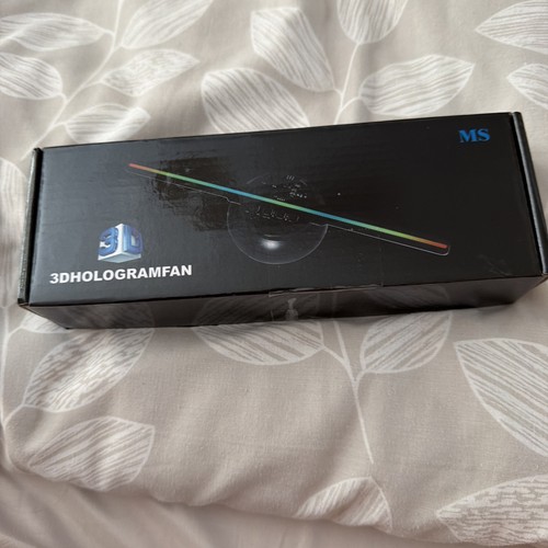 Hologram fan spinner with - 3d,