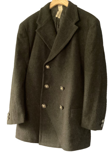 Gianni versace mens wool coat - wool,