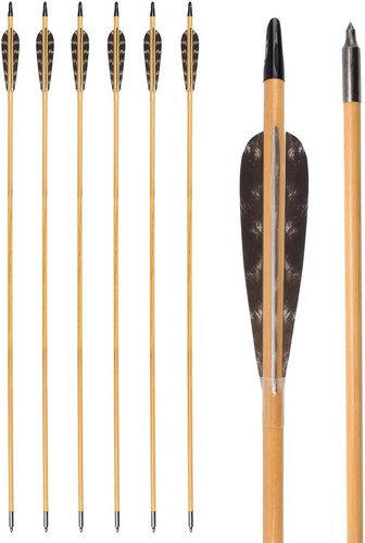 Inch wooden arrows - 32,