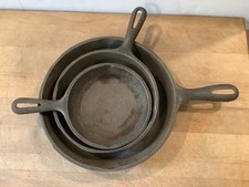 Set of 3 Vintage Wagner Ware