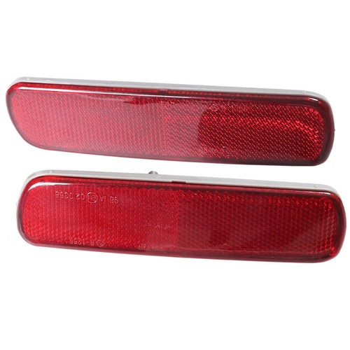 Pair rear bumper - pair, reflector